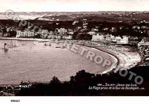 Ville de SAINTJEANDELUZ, carte postale ancienne