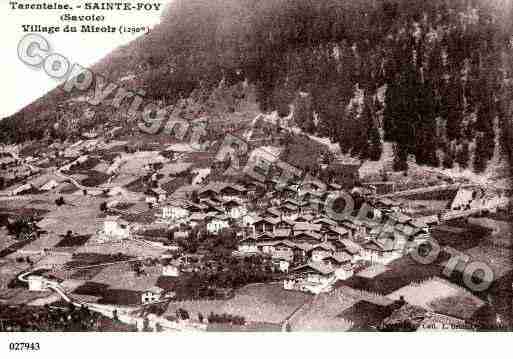 Ville de SAINTEFOYTARENTAISE, carte postale ancienne