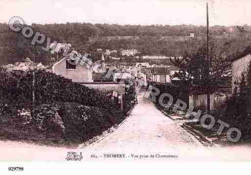 Ville de THOMERY, carte postale ancienne