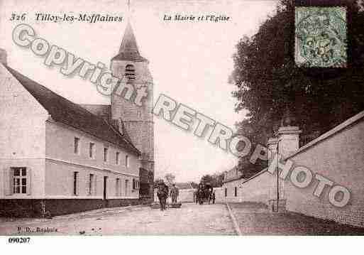 Ville de TILLOYLESMOFFLAINES, carte postale ancienne