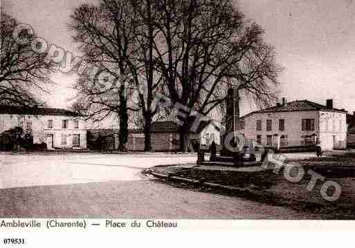 Ville de AMBLEVILLE, carte postale ancienne