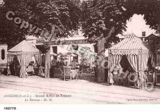 Ville de AMBOISE, carte postale ancienne