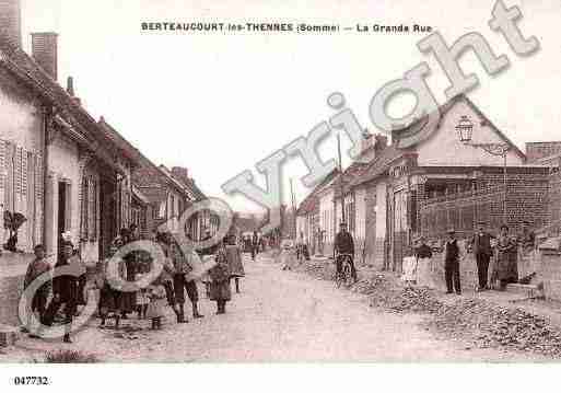 Ville de BERTEAUCOURTLESTHENNES, carte postale ancienne