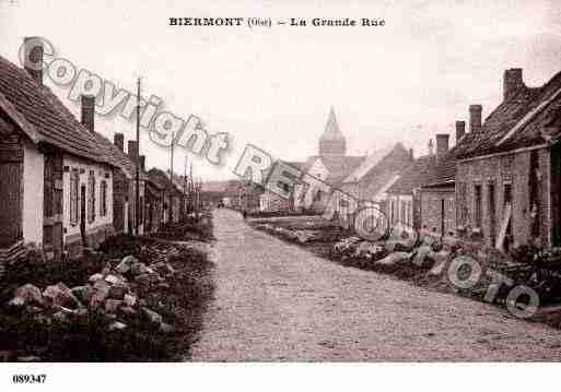 Ville de BIERMONT, carte postale ancienne