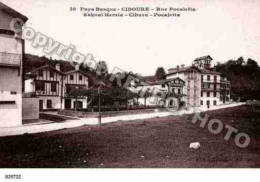 Ville de CIBOURE, carte postale ancienne