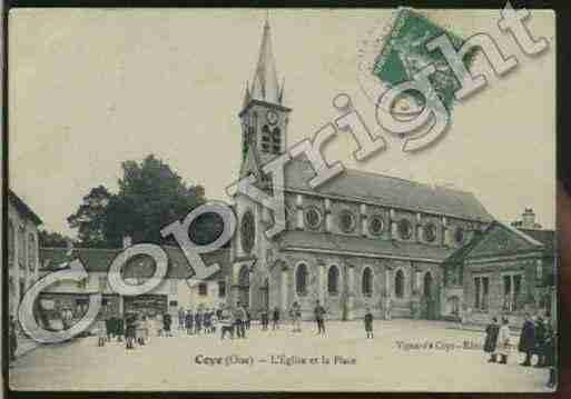 Ville de COYELAFORET, carte postale ancienne