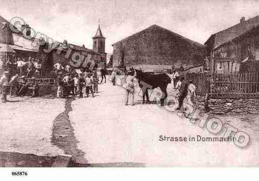 Ville de DOMMARTINLACHAUSSEE, carte postale ancienne