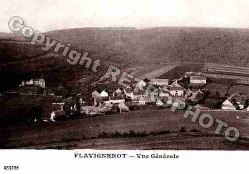 Ville de FLAVIGNEROT, carte postale ancienne