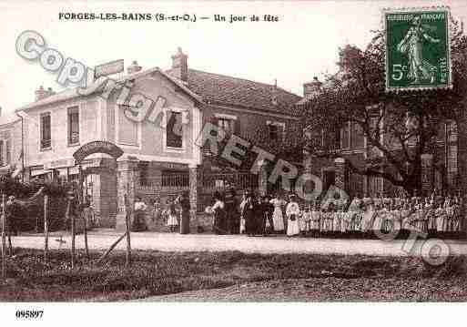 Ville de FORGESLESBAINS, carte postale ancienne