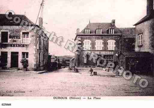 Ville de OUROUXENMORVAN, carte postale ancienne