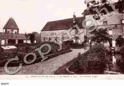 Ville de PONTGOUIN, carte postale ancienne