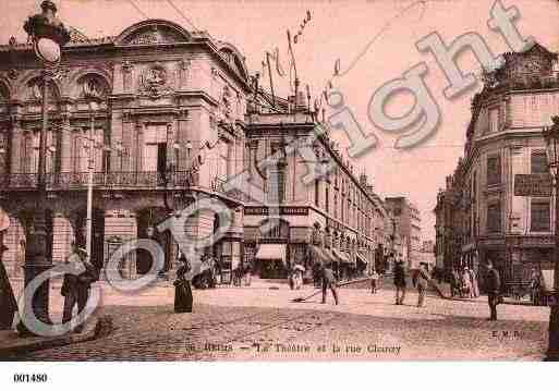 Ville de REIMS, carte postale ancienne