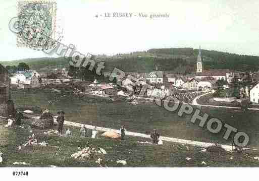 Ville de RUSSEY(LE), carte postale ancienne