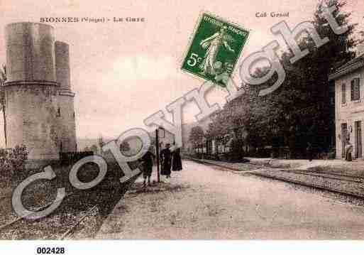 Ville de SIONNE, carte postale ancienne