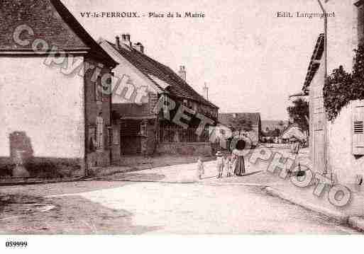 Ville de VYLEFERROUX, carte postale ancienne
