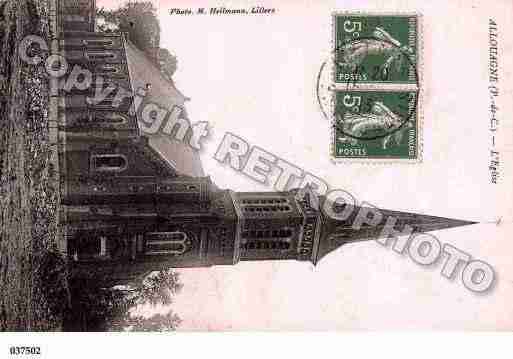 Ville de ALLOUAGNE, carte postale ancienne