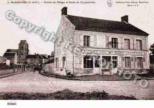 Ville de AVRAINVILLE, carte postale ancienne