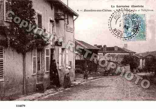 Ville de BOUXIERESAUXCHENES, carte postale ancienne