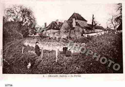 Ville de CHALAIS, carte postale ancienne