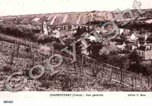 Ville de CHARENTENAY, carte postale ancienne
