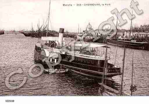 Ville de CHERBOURG, carte postale ancienne