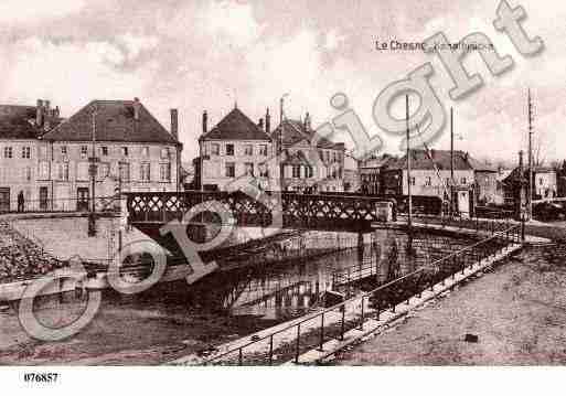 Ville de CHESNE(LE), carte postale ancienne