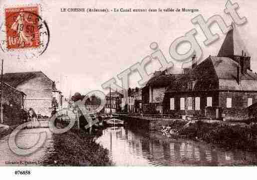 Ville de CHESNE(LE), carte postale ancienne