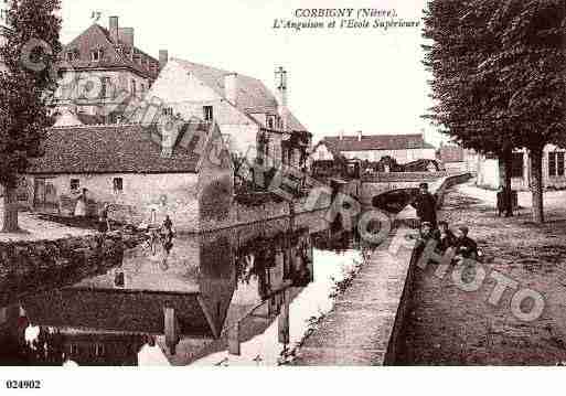 Ville de CORBIGNY, carte postale ancienne