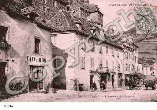 Ville de ESTAING, carte postale ancienne