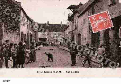 Ville de GRISYSUISNES, carte postale ancienne