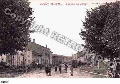 Ville de LUCEY, carte postale ancienne