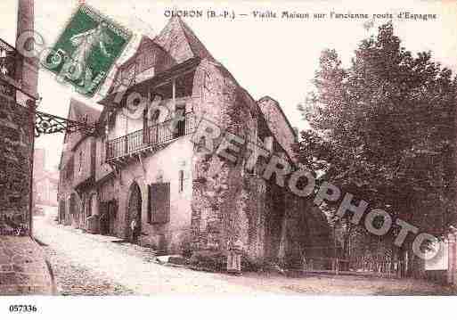 Ville de OLORONSAINTEMARIE, carte postale ancienne