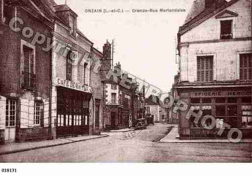 Ville de ONZAIN, carte postale ancienne