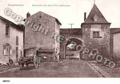 Ville de RODEMACK, carte postale ancienne