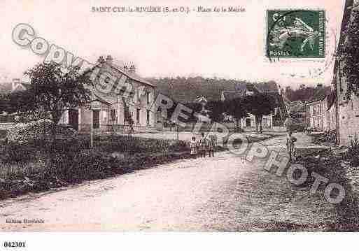 Ville de SAINTCYRLARIVIERE, carte postale ancienne