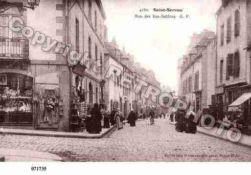 Ville de SAINTSERVAN, carte postale ancienne