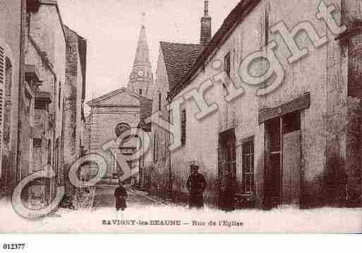 Ville de SAVIGNYLESBEAUNE, carte postale ancienne