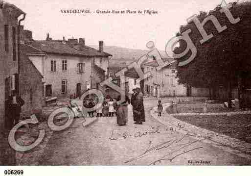 Ville de VANDOEUVRE, carte postale ancienne