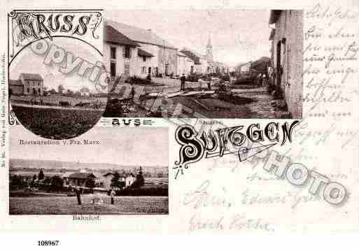 Ville de ZOUFFTGEN, carte postale ancienne