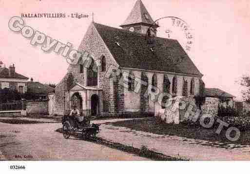 Ville de BALLAINVILLIERS, carte postale ancienne