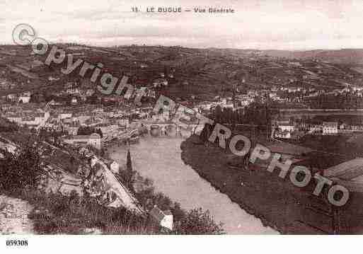 Ville de BUGUE(LE), carte postale ancienne