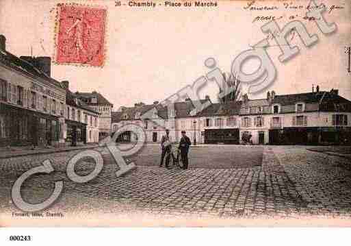 Ville de CHAMBLY, carte postale ancienne