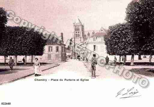 Ville de CHAMBLY, carte postale ancienne