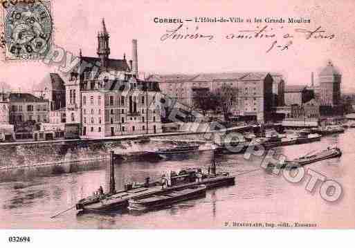 Ville de CORBEILESSONNES, carte postale ancienne