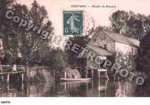 Ville de COUTURESURLOIR, carte postale ancienne
