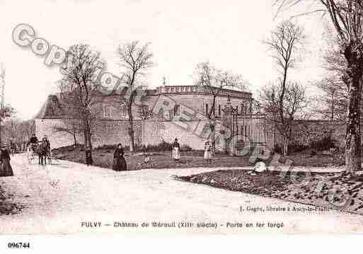 Ville de FULVY, carte postale ancienne