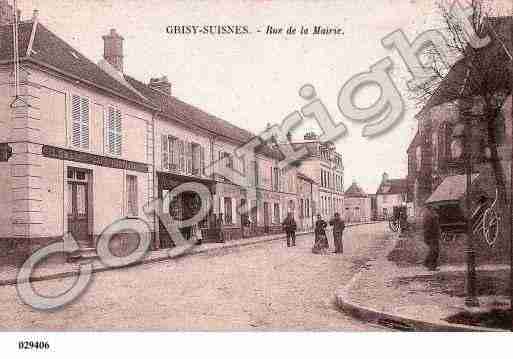Ville de GRISYSUISNES, carte postale ancienne