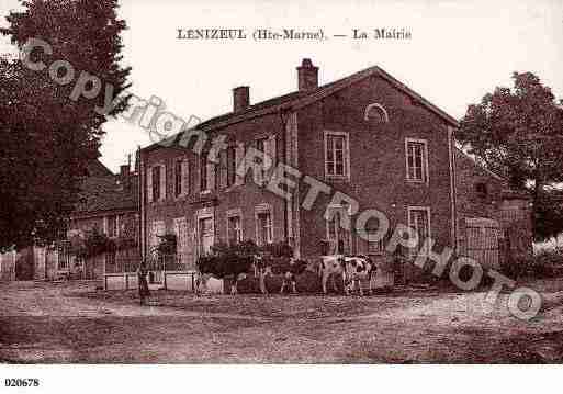 Ville de LENIZEUL, carte postale ancienne