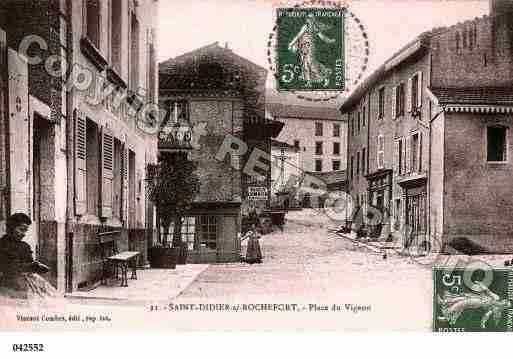 Ville de SAINTDIDIERSURROCHEFORT, carte postale ancienne