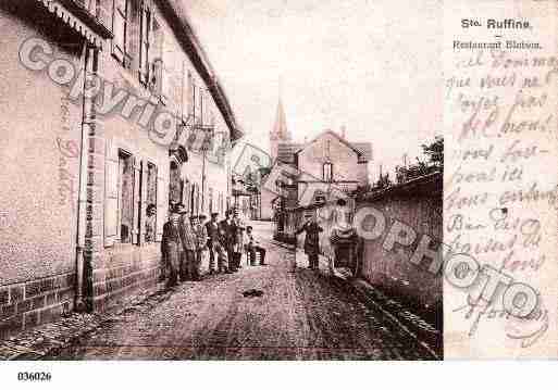 Ville de SAINTERUFFINE, carte postale ancienne